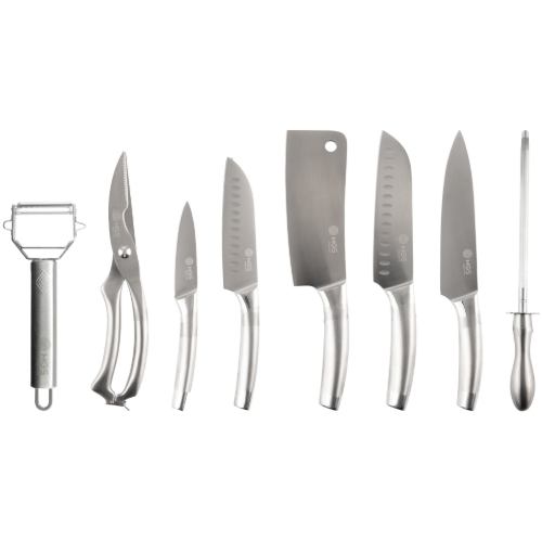 تمام اقلام سرویس چاقو 9 پارچه کد S-K162209-T9